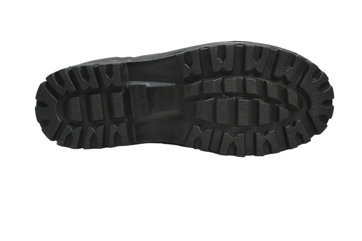 Men's Black Neoprene Rubber Boot