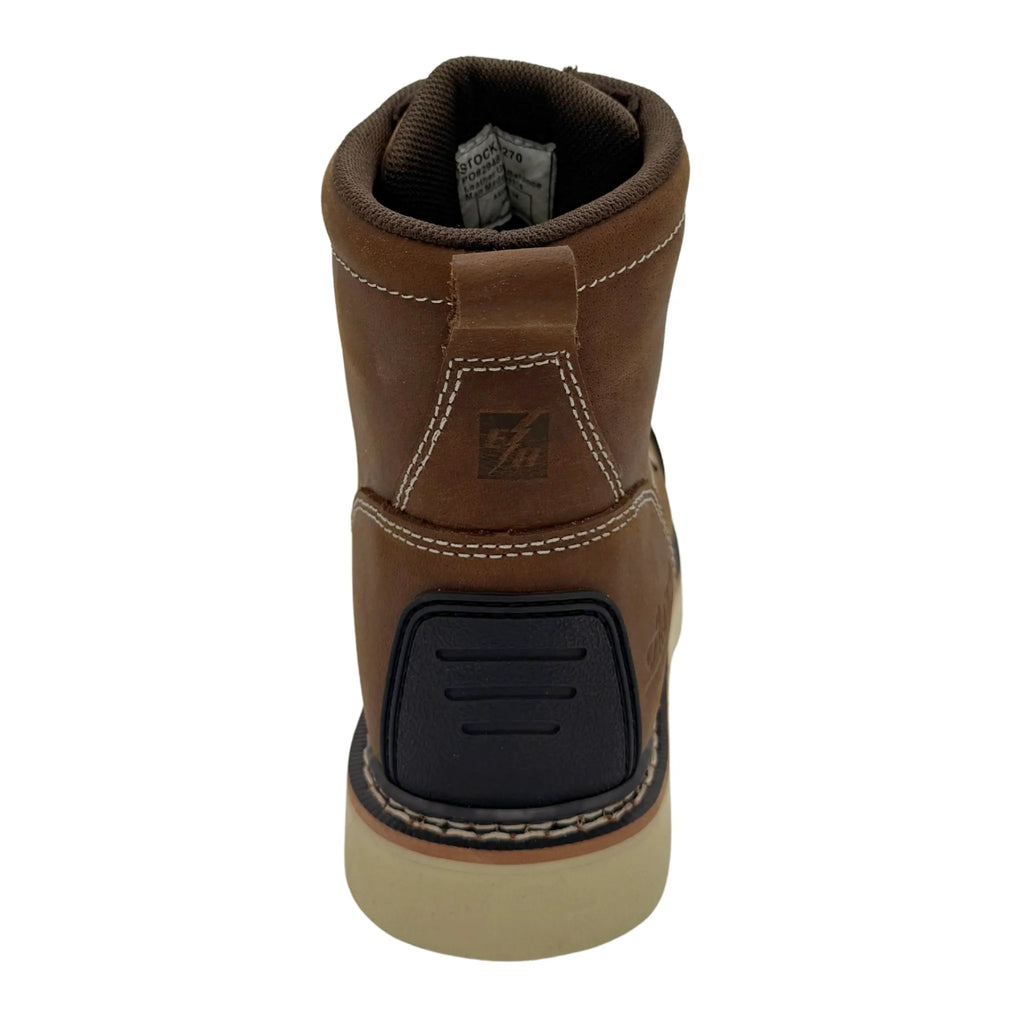 9270- Guardian: Men’s 6" Brown Work Boot [SOFT TOE, PR, EH, SRO]