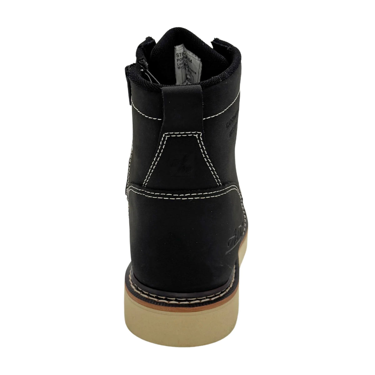 9264- Speedster: Men's 6" Moc Toe: Black Leather - [COMP TOE, WP, PR, SRO, EH, ZIP]