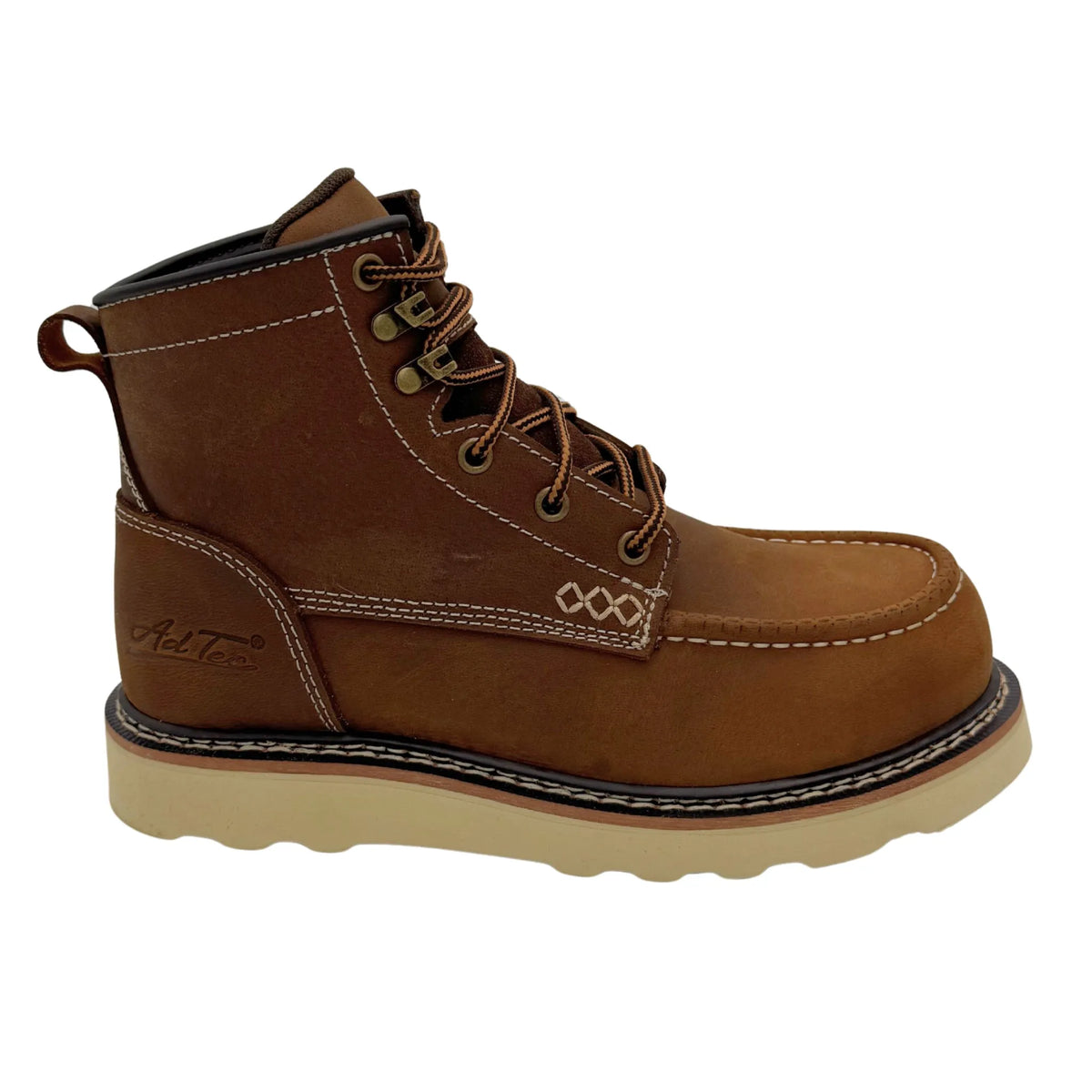 8146- Legacy Pro: Women's 6" Moc Toe Work Boot: Whiskey Brown - [COMPOSITE TOE, EH, SRO]
