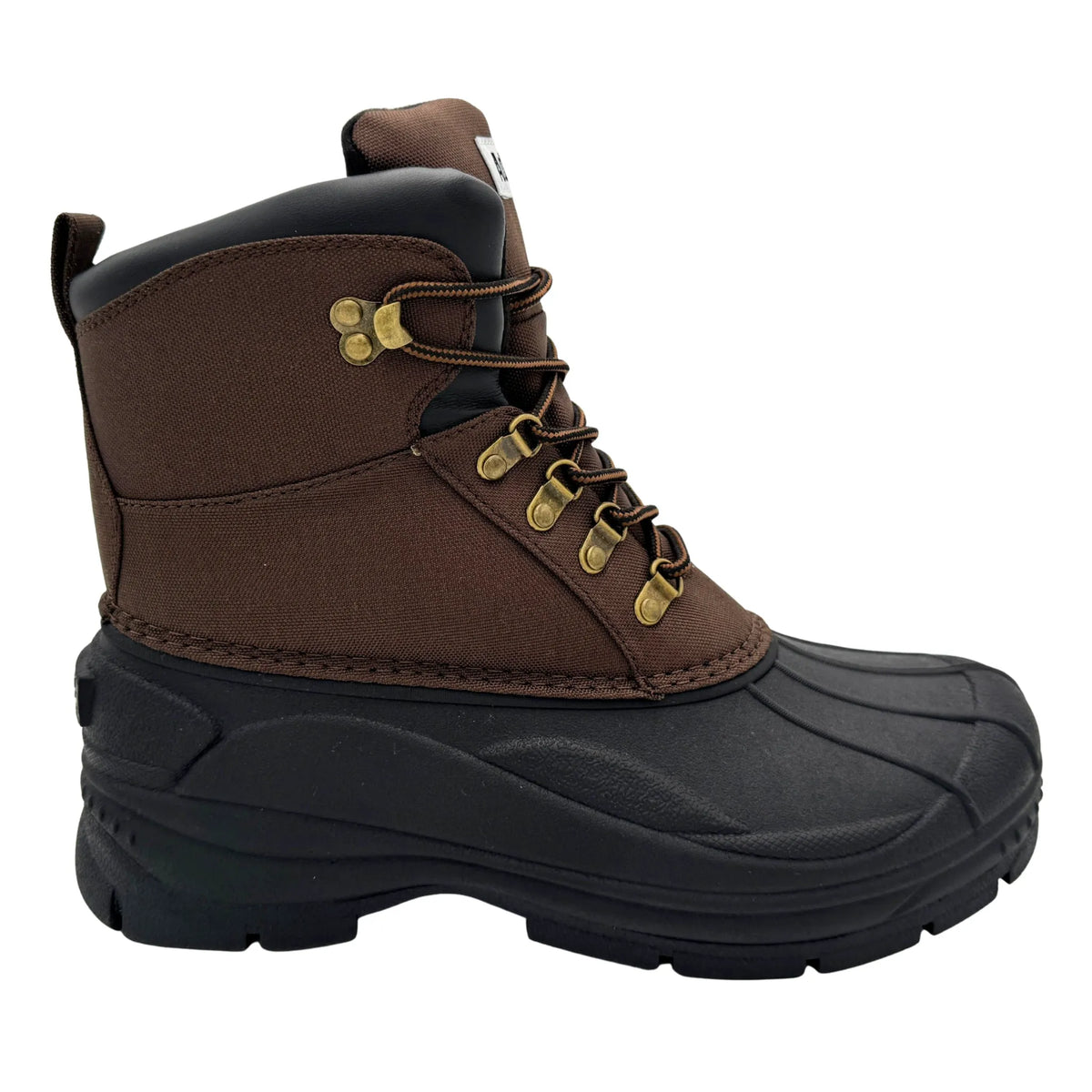 9882BR- Artic: Men's 6" Nylon Snow Boots - Brown