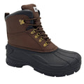 9882BR- Artic: Men's 6" Nylon Snow Boots - Brown